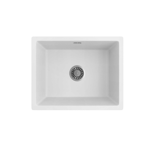 Seima Arqstone Oros 550mm Kitchen Sink Single Bowl White