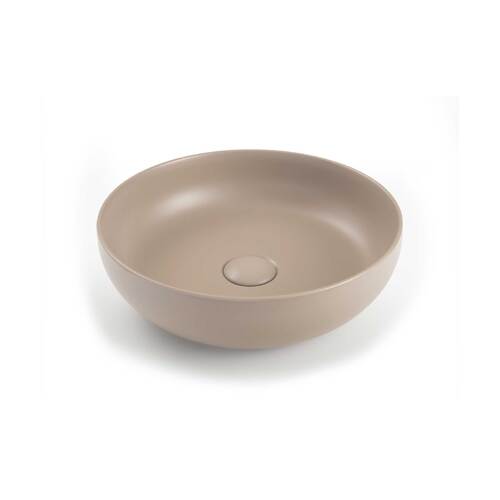 Seima Aurora Bowl Ceramic 380mm Smoky Taupe Above Counter Round Basin