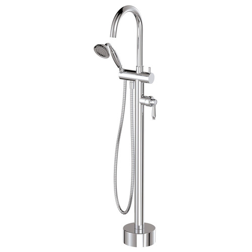 Fienza Eleanor Floor Mounted Bath Mixer Chrome