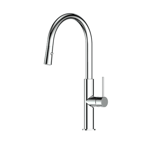 Greens Maci Pull Down Kitchen Sink Mixer Tap Chrome