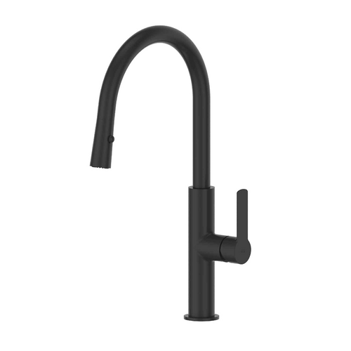 Greens Astro II Pull Down Swivel Spout Kitchen Sink Mixer Matte Black