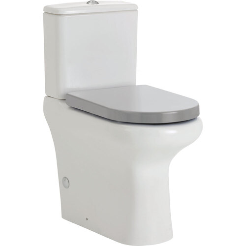 Fienza RAK Compact Back To Wall S-Trap 70-160 Toilet Suite Grey