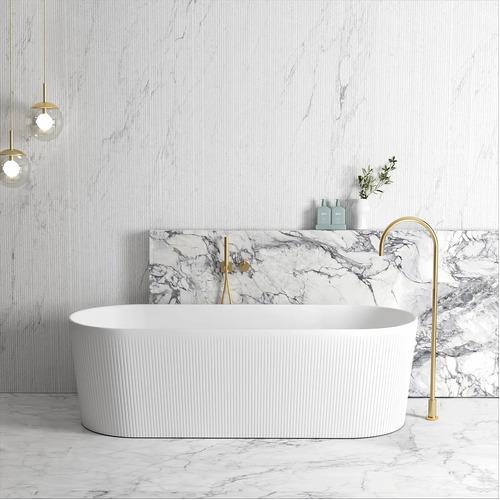 Otti Attica Noosa ANBT-1700-MW Freestanding Bath Tub 1700mm Matte White
