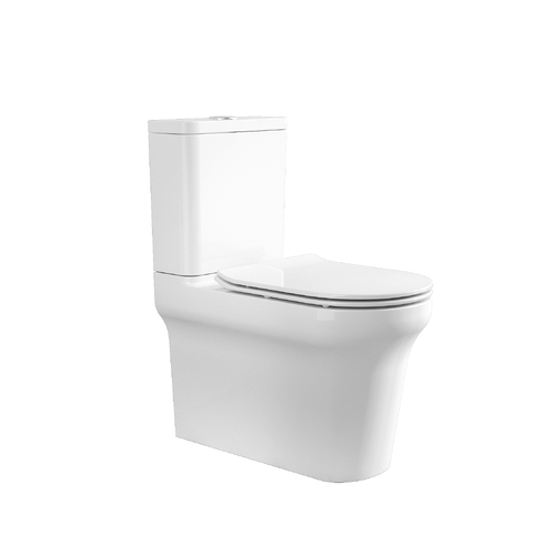 BelBagno BB829CP Gebrit Vella Ceramic Rimless Nano Glaze Toilet Suite