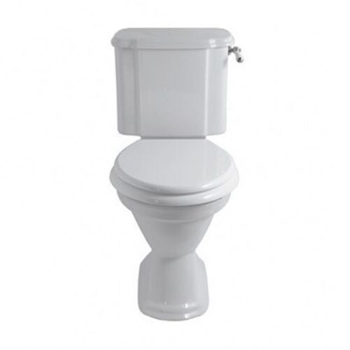 Birmingham Close Coupled Toilet Suite Included Black Seat Gold Fittings