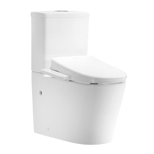 Lafeme Multi-Function Rimless Toilet With Smart Electric Toilet Bidet Seat