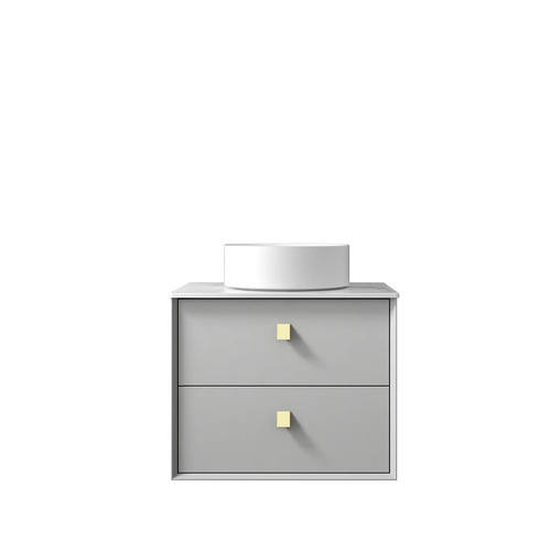 Otti Light Grey Boston 600mm Wall Hung Vanity