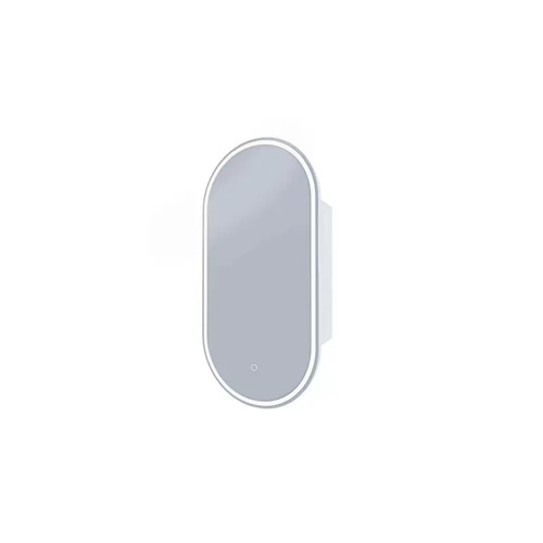Remer Capsule 450mm Touch Sensor LED Wall Mirror Frameless Shaving Cabinet