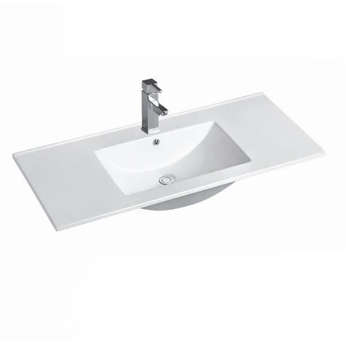 Otti CT94 900mm Slimline Ceramic Basin Top White