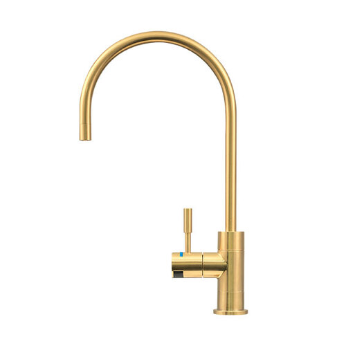 Puretec DFU285 High Loop, 1/4 Turn Designer Water Filter Faucet Brushed Gold