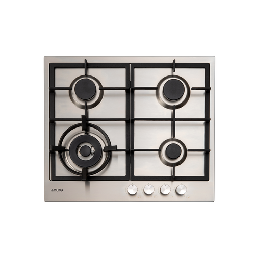 Euro Appliances E60CTWX 60cm Gas & Wok Slimline Cooktop