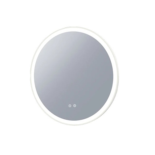 Remer Eclipse E80D-MW 800mm Touch Sensor LED Wall Mirror Matte White