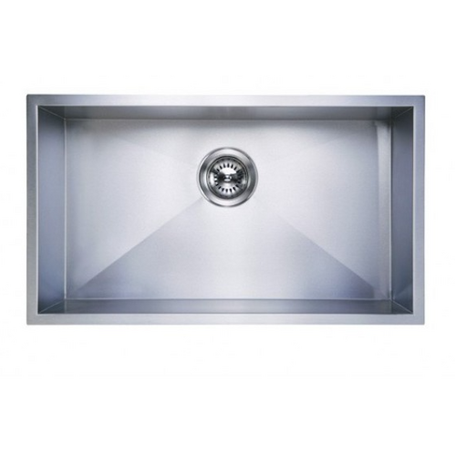 Builders Stainless Steel Large Single 700 mm Bowl Kitchen Sink