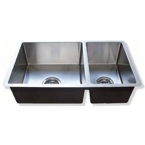 Fluire Cubo 1 & 1/4 Double Bowl 1.5 mm Stainless Steel Kitchen Sink