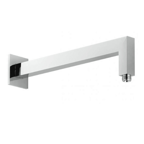 Fluire Cubo Square 400mm Wall Mounted Shower Arm-Chrome