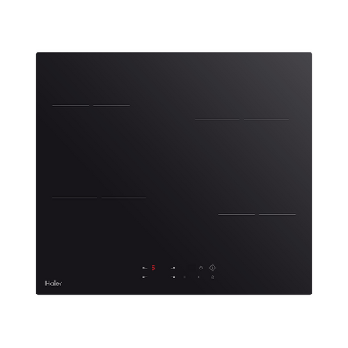 Haier HCE604TB3 60cm 4 Zone Child Lock Ceramic Electric Cooktop Black Glass