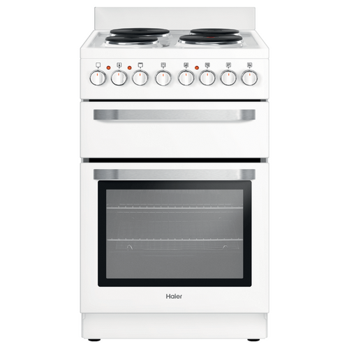 Haier HOR54B5MCW1 54cm Freestanding Cooktop & Oven 60L Capacity White Oven