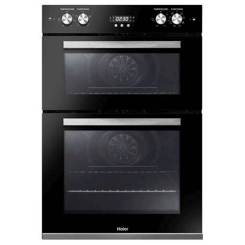 Haier HWO60B7EX2 60cm 5 and 2 Function Double Wall Oven Stainless Steel