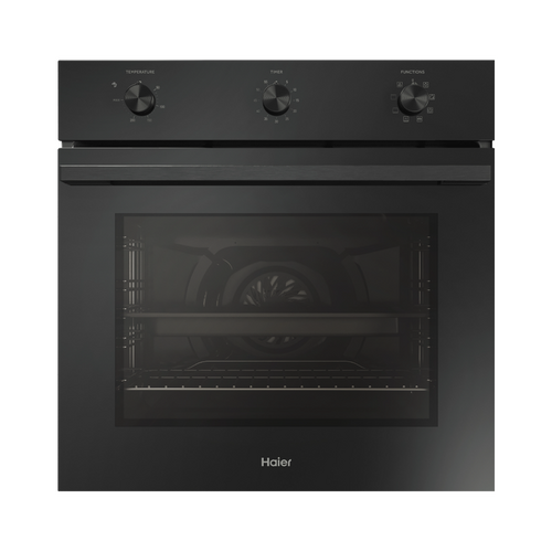 Haier HWO60S7MB4 60cm 7 Function Black Design Oven