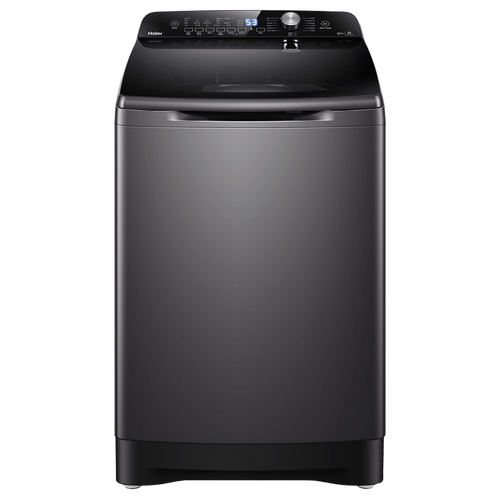 Haier HWT10ANB1 12 Wash Cycles Graphite 10Kg Top Loader Washing Machine Dark