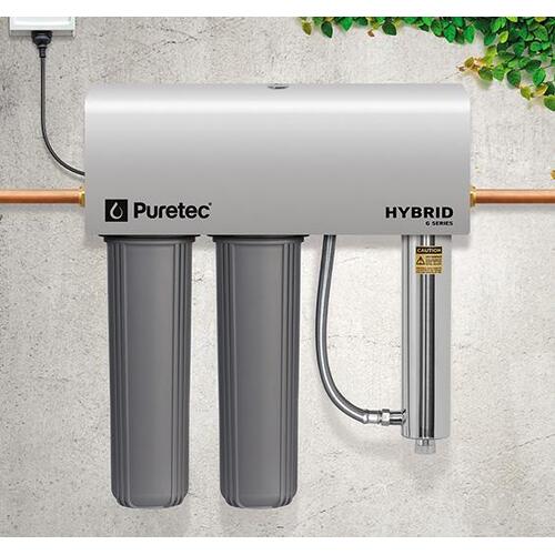 Puretec Hybrid G7 Dual Filter High Flow UV Water Treatment System 130L/min