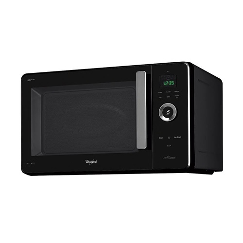 Whirlpool JQ280BL 950W Black Microwave Oven With Crisp & Grill, 29L