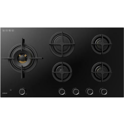 Robam JZ(T/Y)-ZB91H71 900mm 5 Burners Glass Black Cooktop