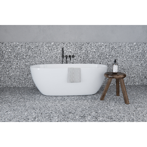 fluire Jordan 1600 mm Freestanding Oval Acrylic Bath Tub