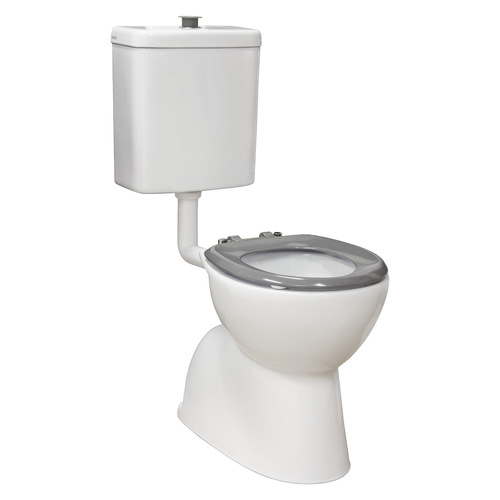 Fienza Stella Care Grey Adjustable Link Toilet Suite