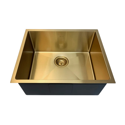 Inspire Axon M-CBS-810-52BG Kitchen Sink 520mm Nano Glaze Brushed Gold