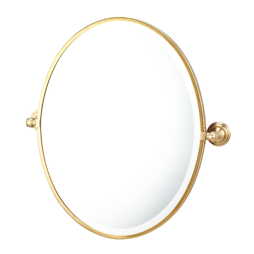 Turner Hastings Mayer Pivot Oval Mirror Brushed Brass