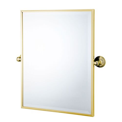 Turner Hastings Mayer Pivot Rectangle Mirror Brushed Brass