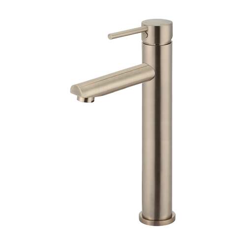 Meir Round Tall Basin Mixer - Champagne