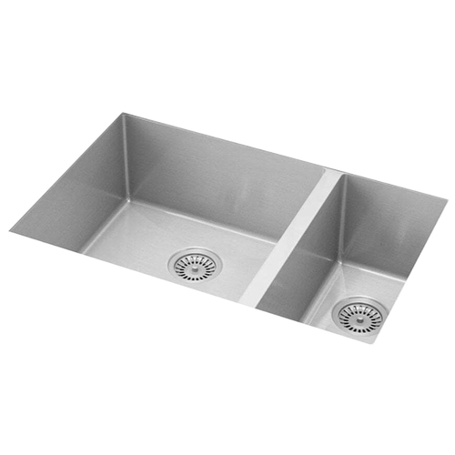 Meir 670x440mm One and Half Bowl Kitchen Sink - PVD Brushed Nickel