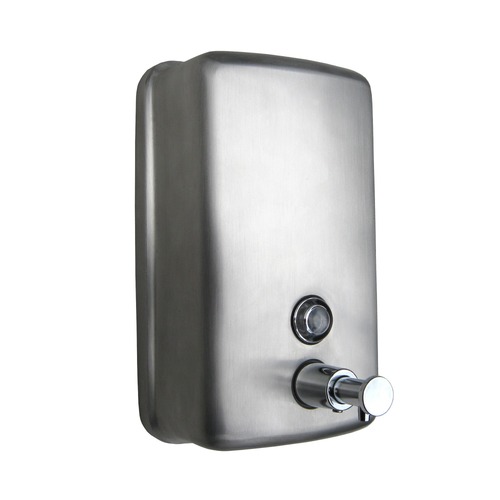 Metlam ML602AR Ellipse Soap Dispenser In Satin Stainless Steel