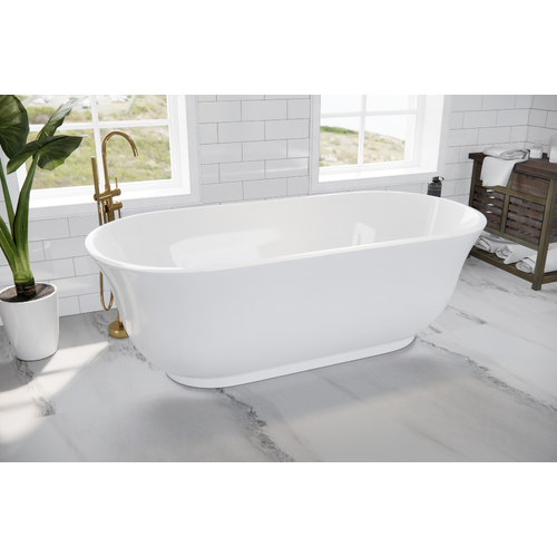Fluire Monza 1700 mm Hampton Style Freestanding Bath Tub