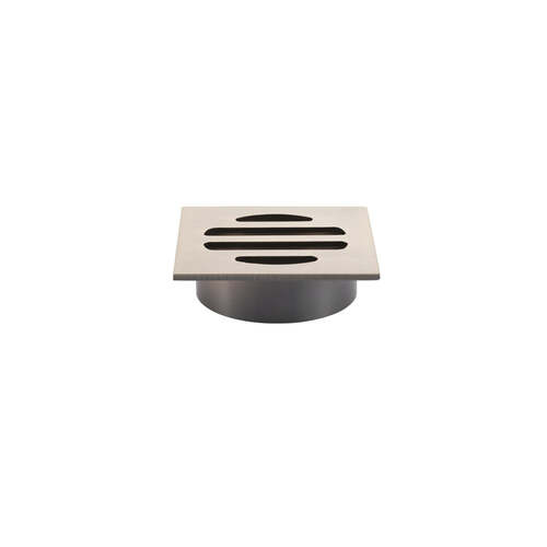 Meir Square Floor Grate Shower Drain 50 mm Outlet - Champagne