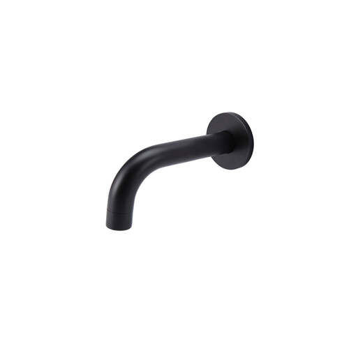Meir 130 mm Round Curved Spout - Matte Black