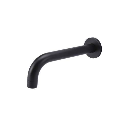Meir Round Curved Spout  200 mm - Matte Black