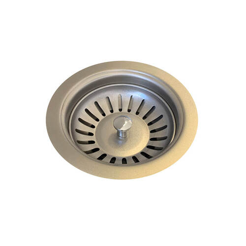 Meir Sink Strainer With Stopper - PVD Brushed Nickel