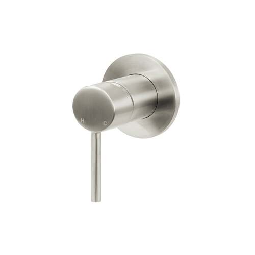 Meir Round Wall Mixer TB Long Handle - PVD Brushed Nickel