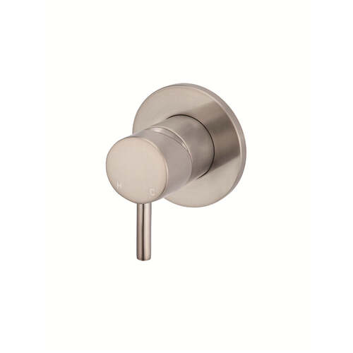 Meir Round Wall Mixer Short Pin Lever -  Champagne