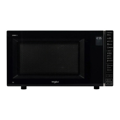 Whirlpool MWP301B 900W Solo Freestanding 30L Black Microwave 