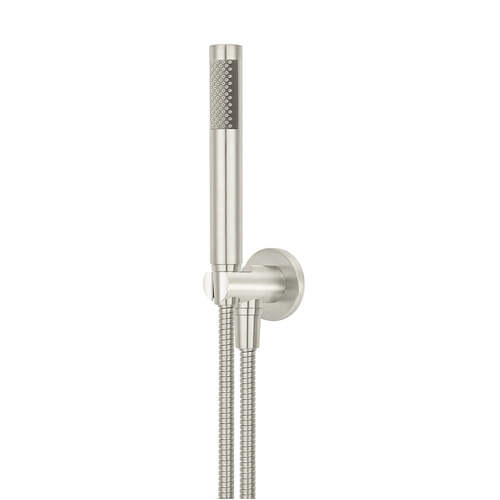 Meir Round Hand Shower On FIxed Bracket - PVD Brushed Nickel