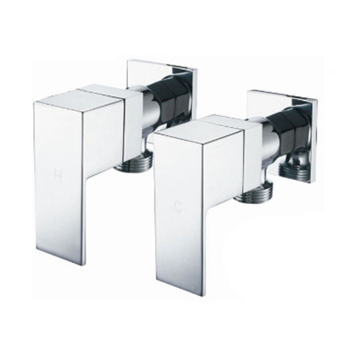 Fluire Cubo 1/4 Turn Washing Machine Stops Chrome