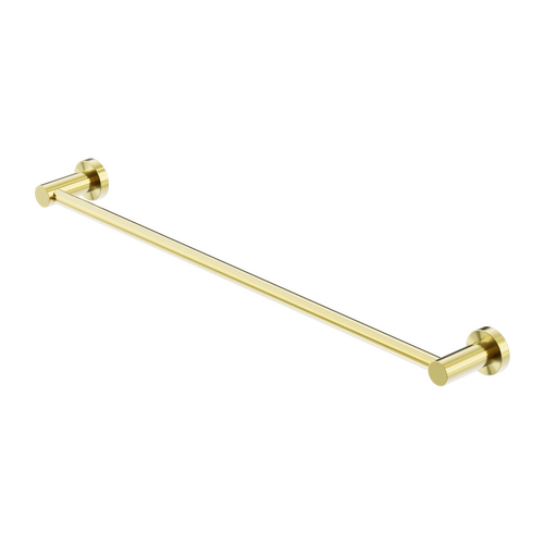 Nero Mecca Single Towel Rail 600mm Brushed Gold