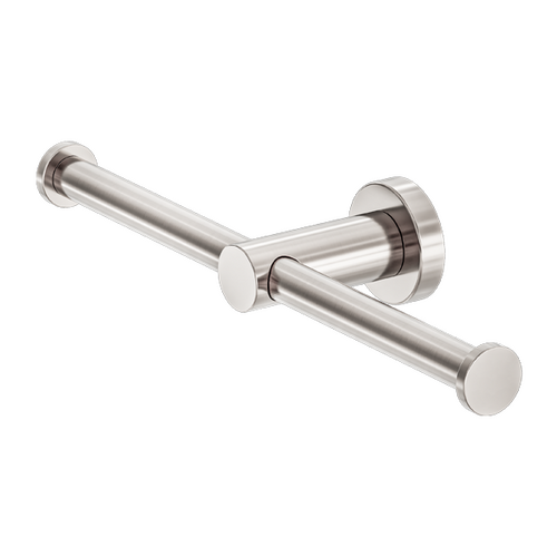 Nero NR1986DBN Mecca Double Toilet Roll Holder Stainless Steel Brushed Nickel