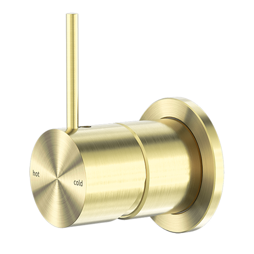Nero NR221911jBG Mecca Shower Mixer 60mm Handle Up Plate Brushed Gold