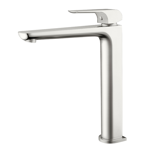 Fluire Enzo Tall Basin Mixer Brushed Nickel