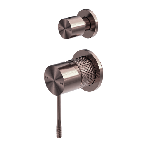 Opal Shower Mixer with Diverter Brushed Bronze